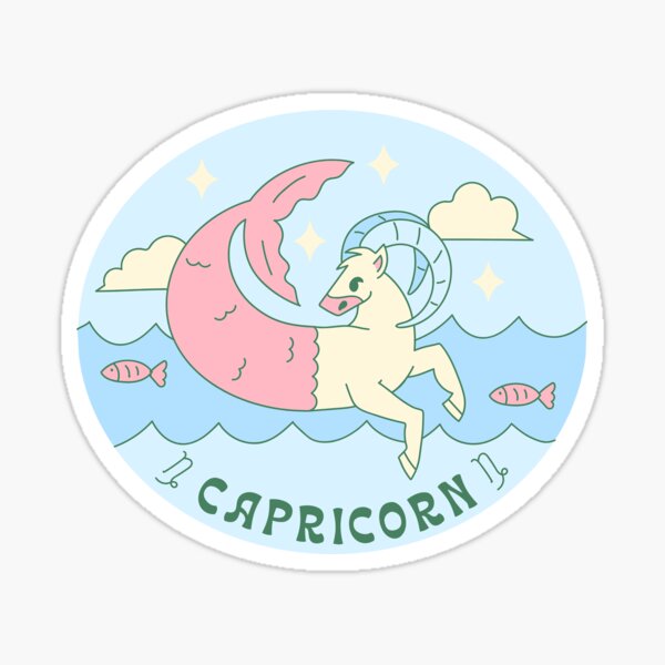 Item preview, CAPRICORN ILLUSTRATION designed and sold by AteaConcept.