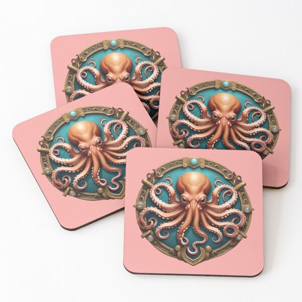 Item preview, OCTOPUS SHIELD (#F7A4A0) designed and sold by Marlon Oseguera.