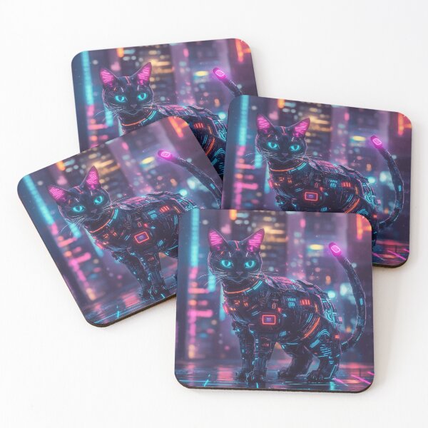 Item preview, Cyberpunk Cat designed and sold by Rtymer.