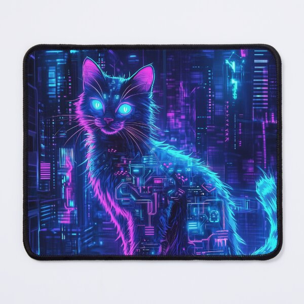 Item preview, Cyberpunk Cat designed and sold by Rtymer.