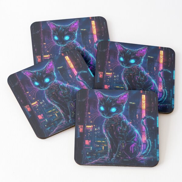 Item preview, Cyberpunk Cat designed and sold by Rtymer.