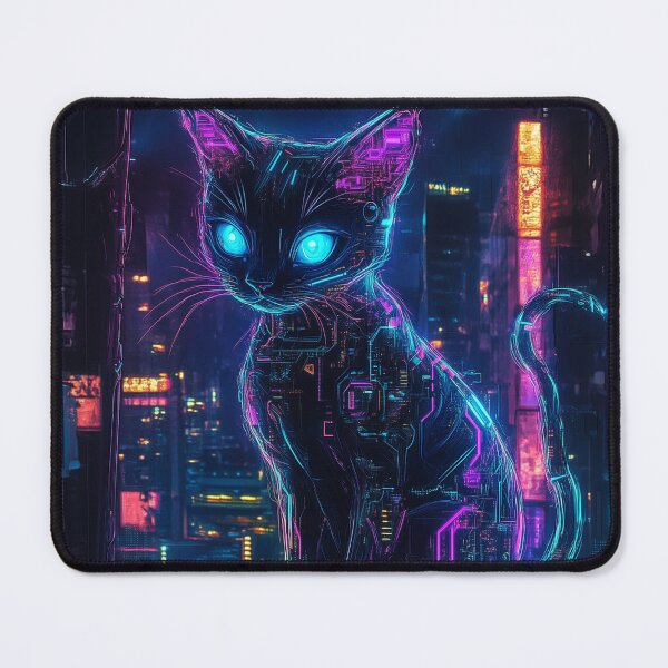 Item preview, Cyberpunk Cat designed and sold by Rtymer.