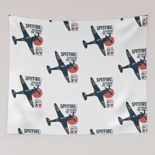 Item preview, Spitfire: Defending the Skies – Retro WWII Design designed and sold by jubileejungle.