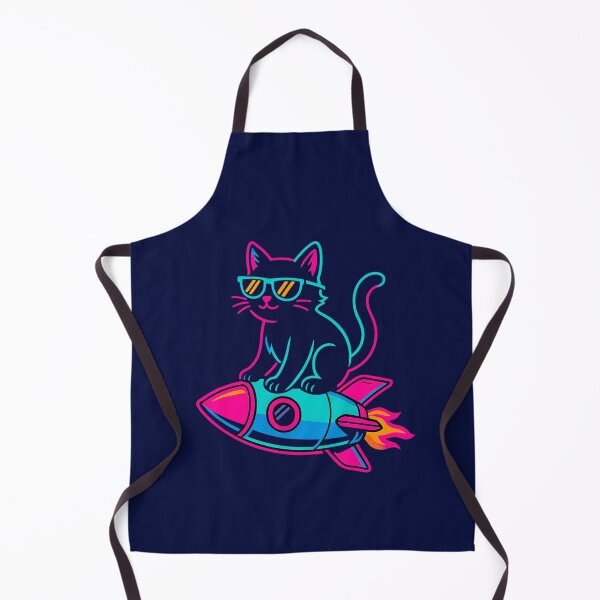 Item preview, Rocket Cat Chaos | Bold Vaporwave Design designed and sold by Neonyx2020.