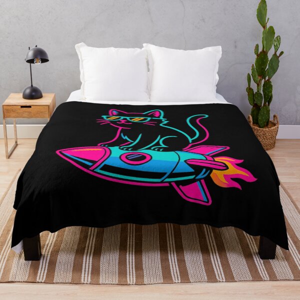 Item preview, Rocket Cat Chaos | Bold Vaporwave Design designed and sold by Neonyx2020.