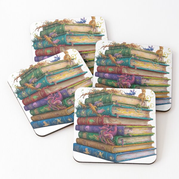 Item preview, Dragons and Books Fantasy designed and sold by Forest Aura Vibes.