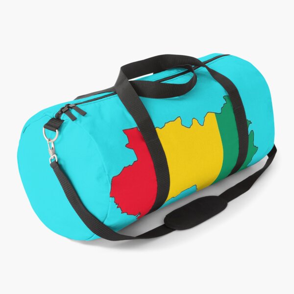 Item preview, Flag map of Guinea designed and sold by visual adventures.