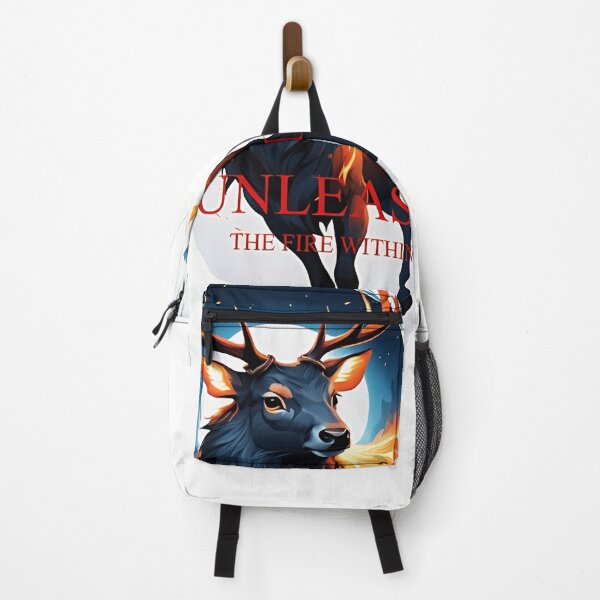 Item preview, Unleash the Fire Within – Fiery Stag Spirit Design designed and sold by The-Daily-Drape.