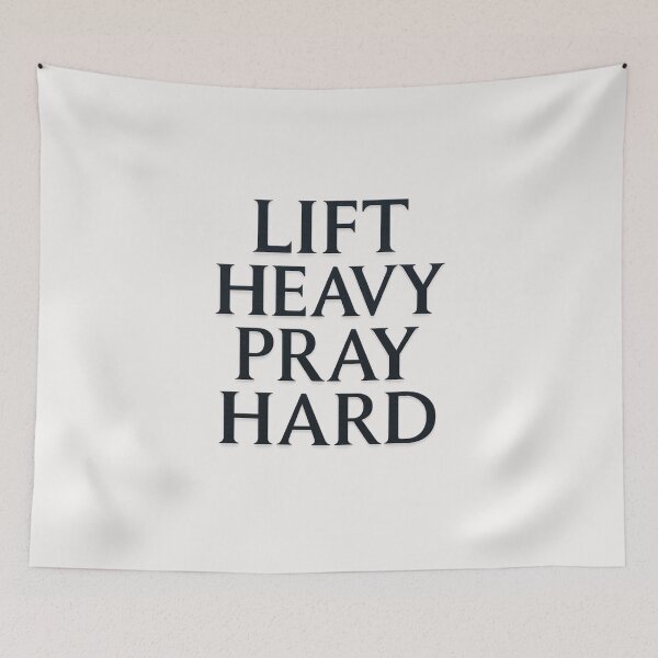 Item preview, Lift Heavy Pray Hard - Christian - God's Gym designed and sold by RANDOMNESS.