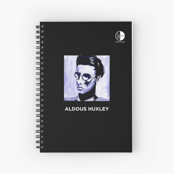 Item preview, Aldous Huxley portrait - dark background designed and sold by Half Serious.