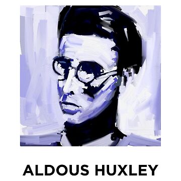 Artwork thumbnail, Aldous Huxley portrait by Half Serious