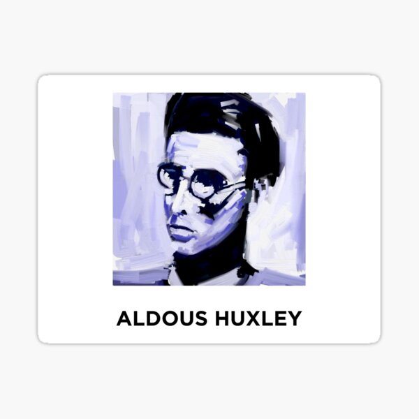 Item preview, Aldous Huxley portrait designed and sold by Half Serious.