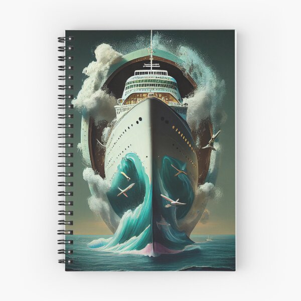 Item preview, Majestic Ascent: Dream Cruise Through Swirling Seas designed and sold by ShadowAndSlate.