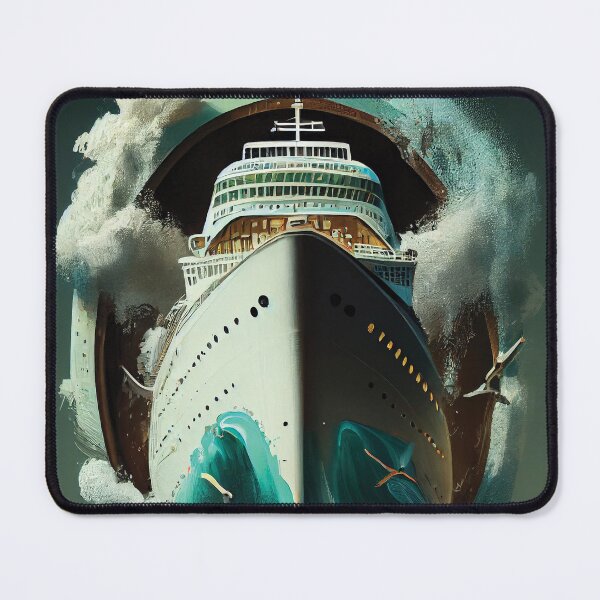 Item preview, Majestic Ascent: Dream Cruise Through Swirling Seas designed and sold by ShadowAndSlate.