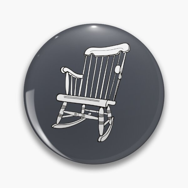 Item preview, Vintage Rocking Chair Sticker Shirt Tote Black and White designed and sold by LayerCakeDigDes.