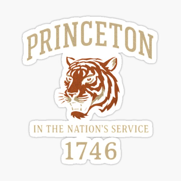Vista previa del artículo con la obra «Universidad de Princeton – Camiseta clásica con el logotipo naranja y negro», diseñado y vendido por BestDetailer.