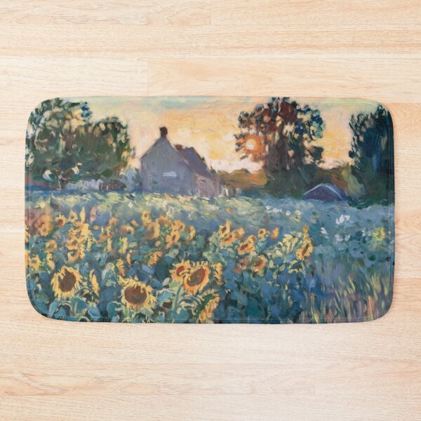 Item preview, Sunflowers Fields in Provence – French Impressionist. Art Print by Carraann designed and sold by CARRAANN.