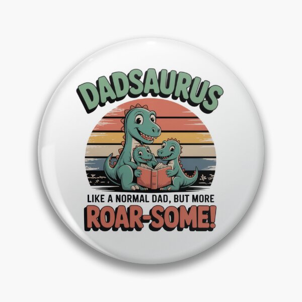 Item preview, Dadsaurus Roarsome Father and Kids Dinosaur Design designed and sold by EpicMediaShop.