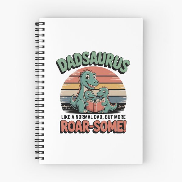 Item preview, Dadsaurus Roarsome Father and Kids Dinosaur Design designed and sold by EpicMediaShop.