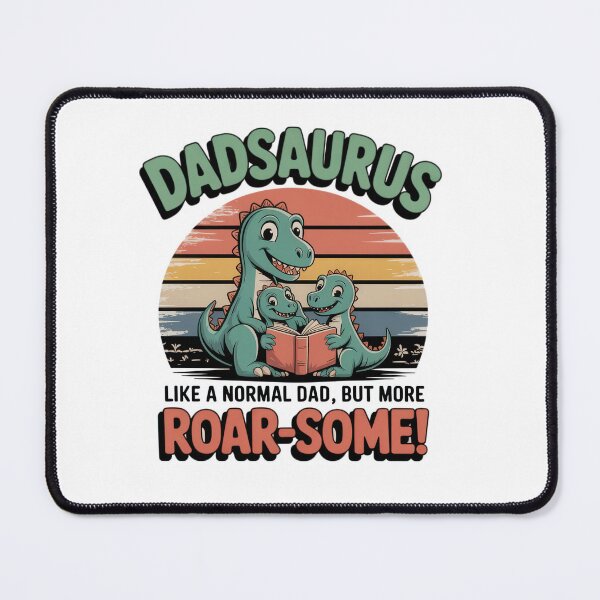 Item preview, Dadsaurus Roarsome Father and Kids Dinosaur Design designed and sold by EpicMediaShop.