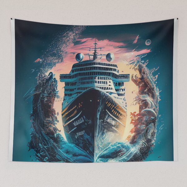 Item preview, Cosmic Voyage: Interdimensional Cruise Ship designed and sold by ShadowAndSlate.
