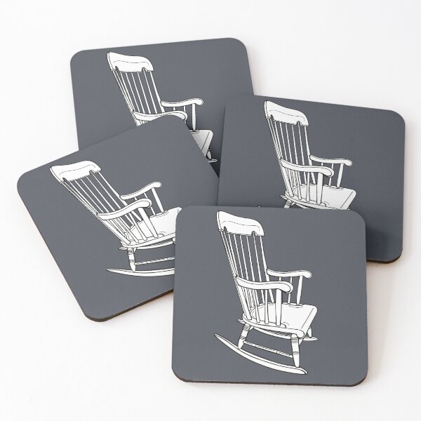 Item preview, Vintage Rocking Chair Sticker Shirt Tote Black and White designed and sold by LayerCakeDigDes.