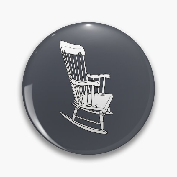 Item preview, Vintage Rocking Chair Sticker Shirt Tote Black and White designed and sold by LayerCakeDigDes.