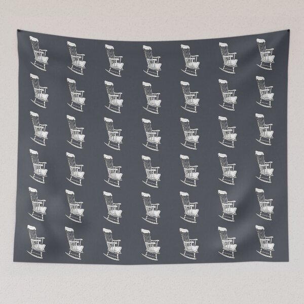 Item preview, Vintage Rocking Chair Sticker Shirt Tote Black and White designed and sold by LayerCakeDigDes.