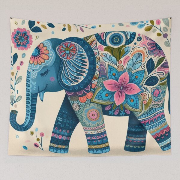 Item preview, Color Me Elephant : A Tale in Petals and Patterns designed and sold by Vanich-Panich.