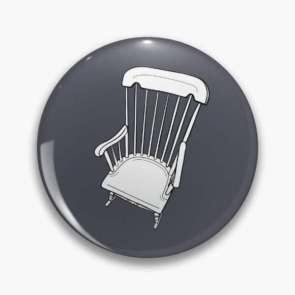 Item preview, Vintage Rocking Chair Sticker Shirt Tote Black and White designed and sold by LayerCakeDigDes.
