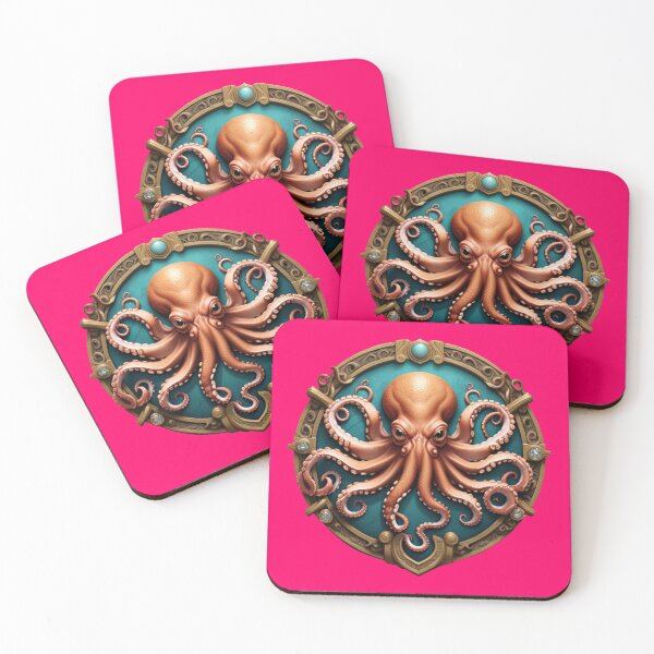 Item preview, OCTOPUS SHIELD (#FF0066) designed and sold by Marlon Oseguera.