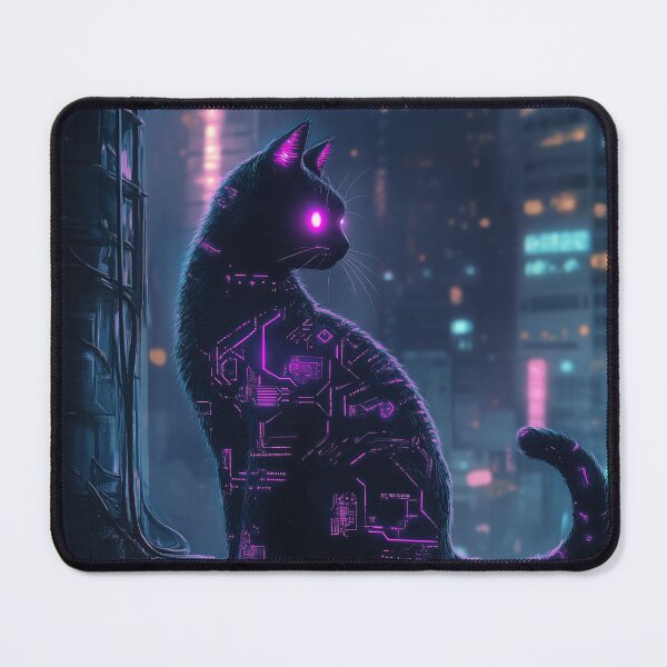 Item preview, Cyberpunk Cat designed and sold by Rtymer.