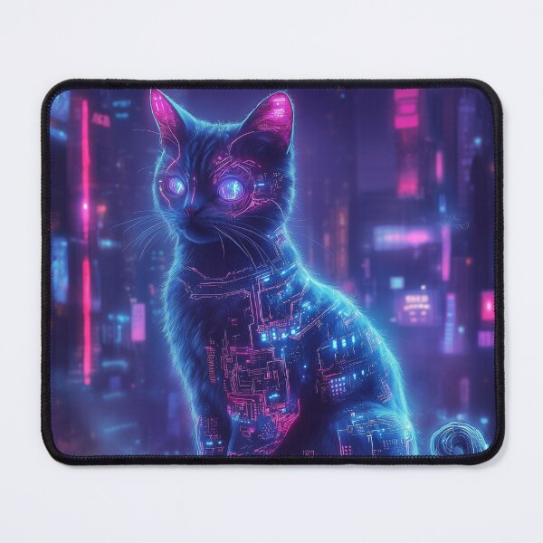 Item preview, Cyberpunk Cat designed and sold by Rtymer.