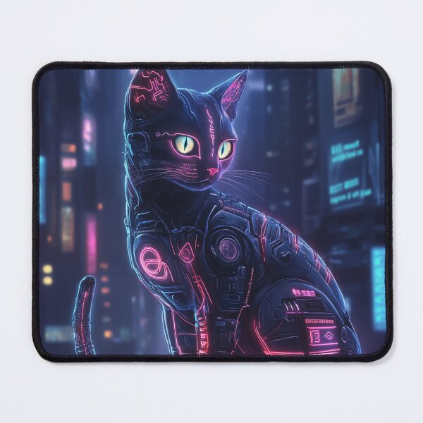 Item preview, Cyberpunk Cat designed and sold by Rtymer.