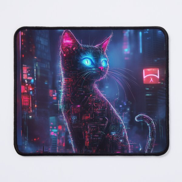 Item preview, Cyberpunk Cat designed and sold by Rtymer.