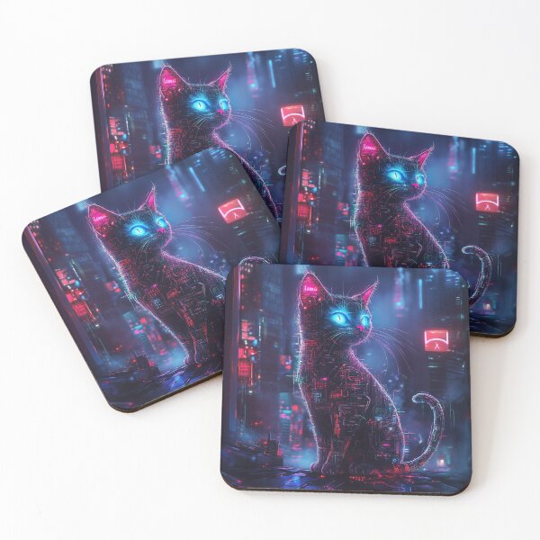 Item preview, Cyberpunk Cat designed and sold by Rtymer.