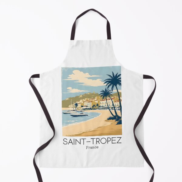 Item preview, A Vintage Illustration of Saint-Tropez - France  designed and sold by GoodOldVintage.