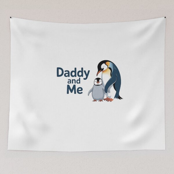 Item preview, Daddy and Me – Penguin Edition designed and sold by Brainy Bird's Place.