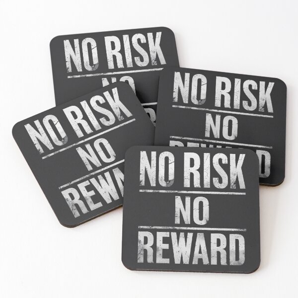 Item preview, No risk no reward design designed and sold by Motivated Sensei.