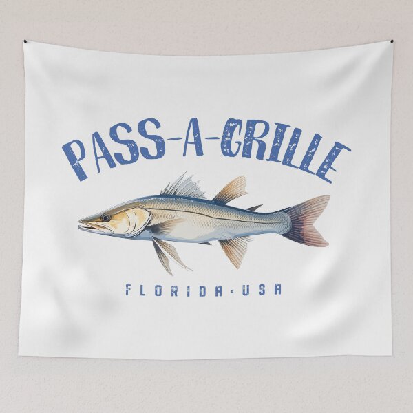 Item preview, Pass-A-Grille Beach Florida Snook Fish design designed and sold by Futurebeachbum.