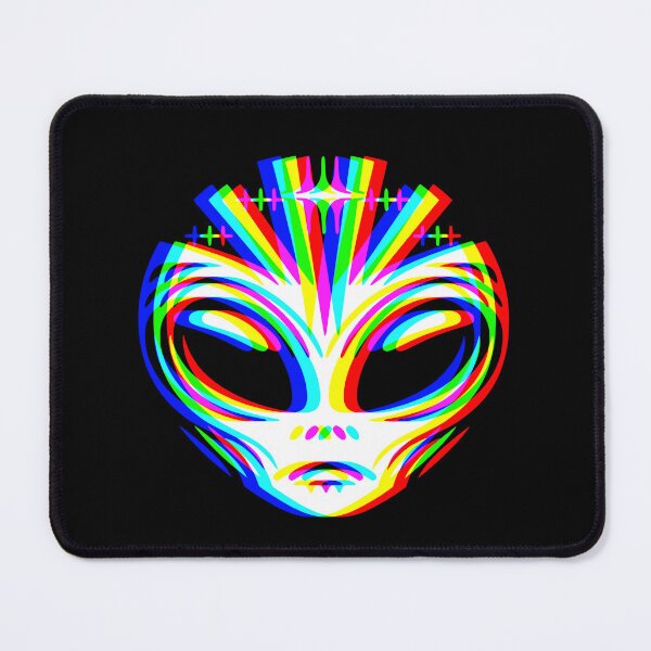 Item preview, EDM Alien Vibes – Psychedelic Tricolour Rave  Design designed and sold by RomeoSketches.