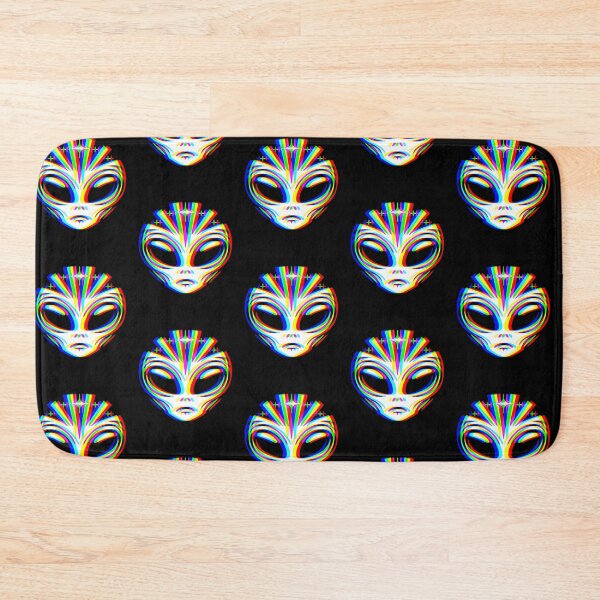 Item preview, EDM Alien Vibes – Psychedelic Tricolour Rave  Design designed and sold by RomeoSketches.