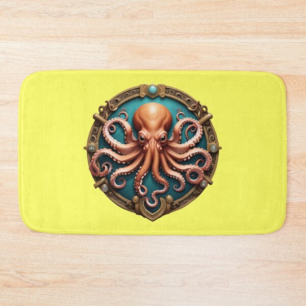 Item preview, OCTOPUS SHIELD (#FFFF66) designed and sold by Marlon Oseguera.