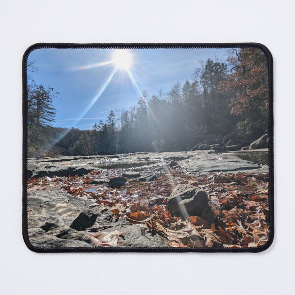 Item preview, Autumn Sun Over the Riverbed designed and sold by NoRagetsArt.