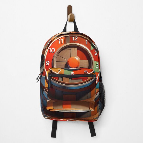 Item preview, Fragments of a Colorful Wood Timepiece designed and sold by RickGoulet.