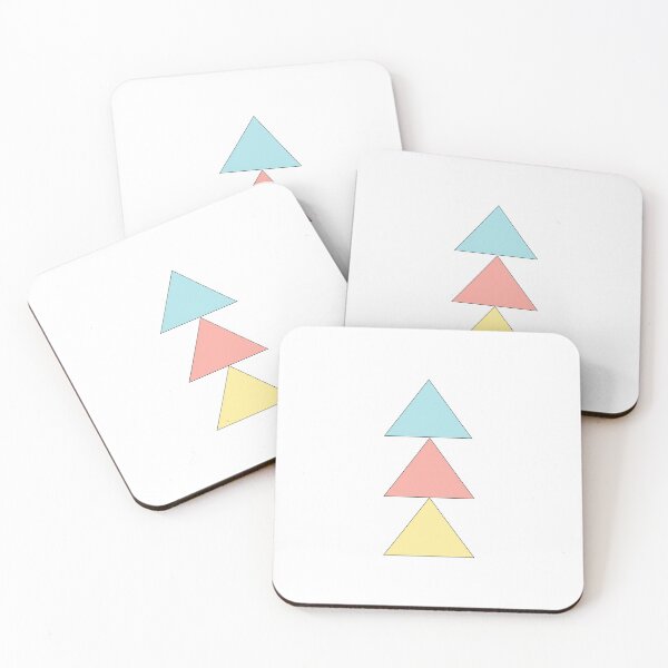 Item preview, Stacked Pastel Triangles designed and sold by Owcomm.