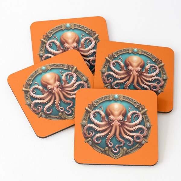 Item preview, OCTOPUS SHIELD (#FF6600) designed and sold by Marlon Oseguera.
