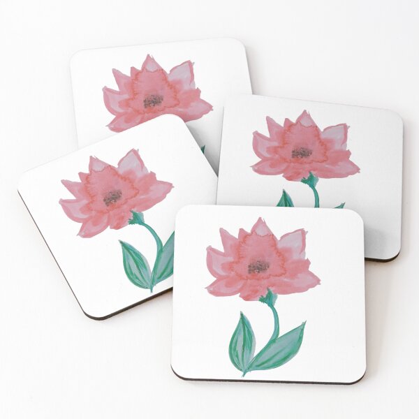 Item preview, Pink flower in watercolor designed and sold by Zoé ❤.