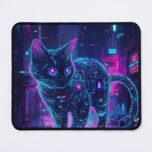 Item preview, Cyberpunk Cat designed and sold by Rtymer.