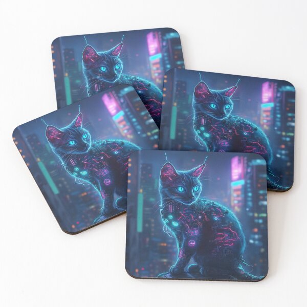Item preview, Cyberpunk Cat designed and sold by Rtymer.